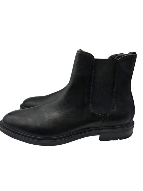 Cole Haan Men\'s Judson Grand Chelsea Water Resistant Black Leather Boots Sz 13 M